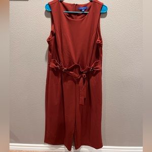 Rusty Orange Pantsuit